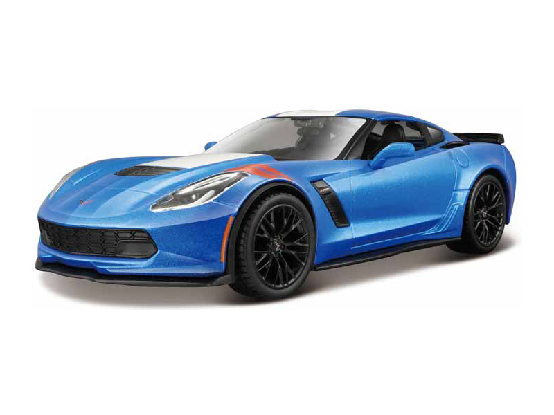 Maisto Corvette Grand Sport 2017 1:24 modrá metalíza