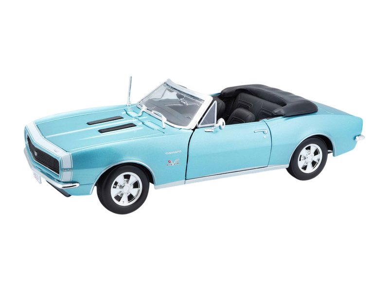 Maisto Chevrolet Camaro SS 396 1967 1:18 tyrkysová