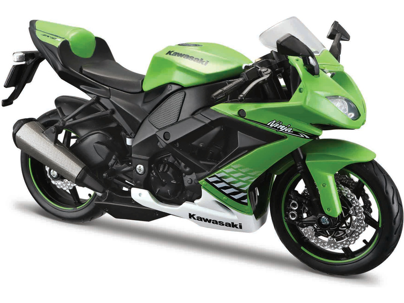 Maisto Kawasaki Ninja ZX-10R 1:12 | pkmodelar.cz