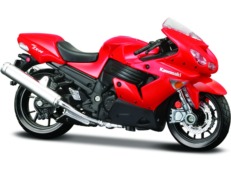 Maisto Kawasaki Ninja ZX-14R 1:18 modrá