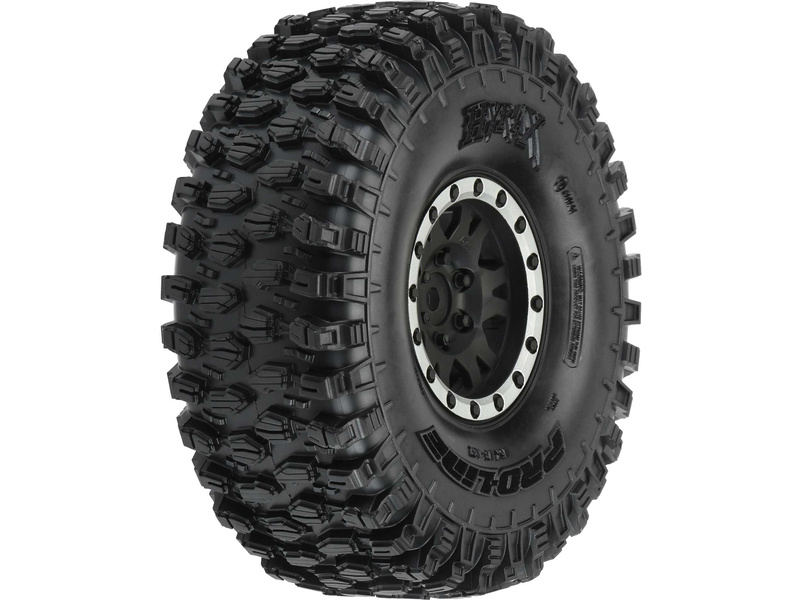 Pro-Line kolo 1.9", pneu Hyrax Predator, disk Impulse H12 černo-stříbrný (2)