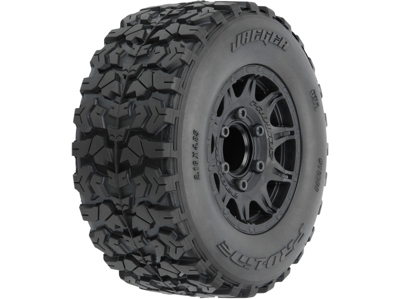 Pro-Line kolo 1:10, pneu 2.8" Jaeger HP, disk černý H12/14mm(2)