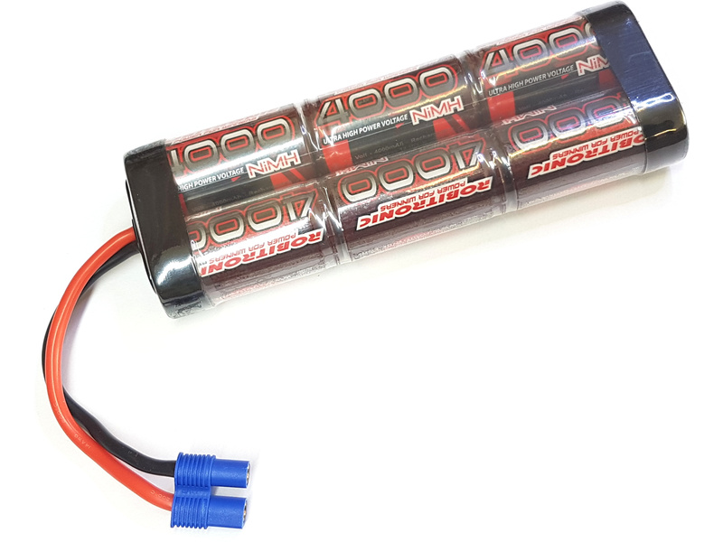 Robitronic NiMH baterie 7.2V 4000mAh EC3