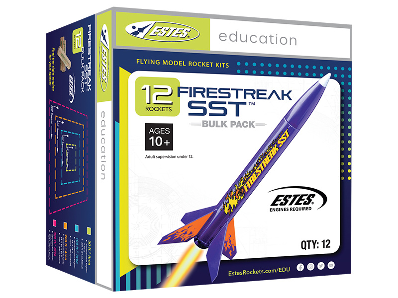 Estes Firestreak SST E2X (12ks) | pkmodelar.cz