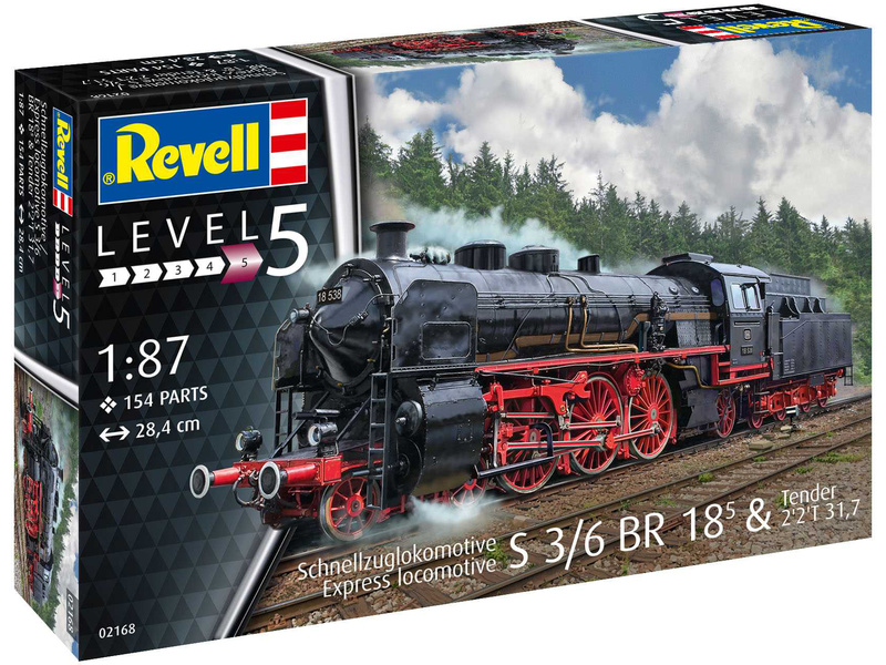 Revell  02168 S3/6 BR18(5) s tendrem (1:87)