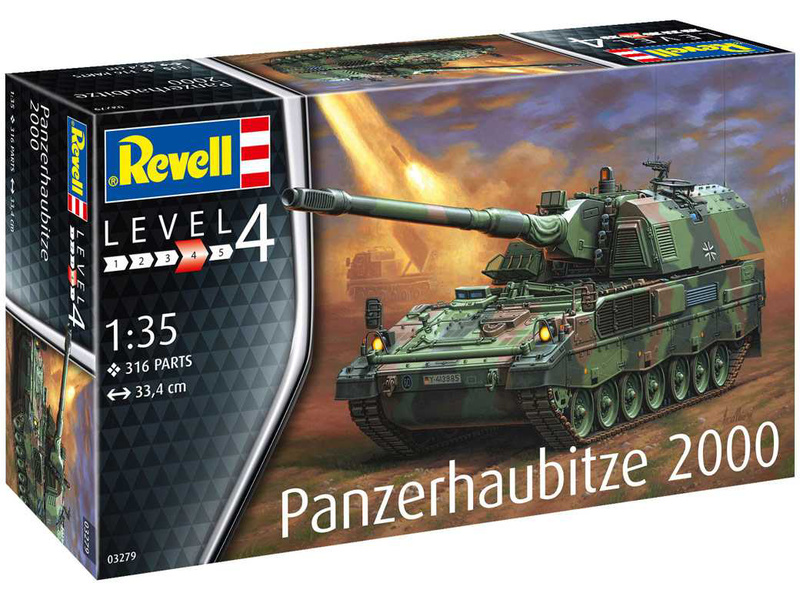 Plastikový model tanku Revell 03279 Panzerhaubitze 2000 (1:35)