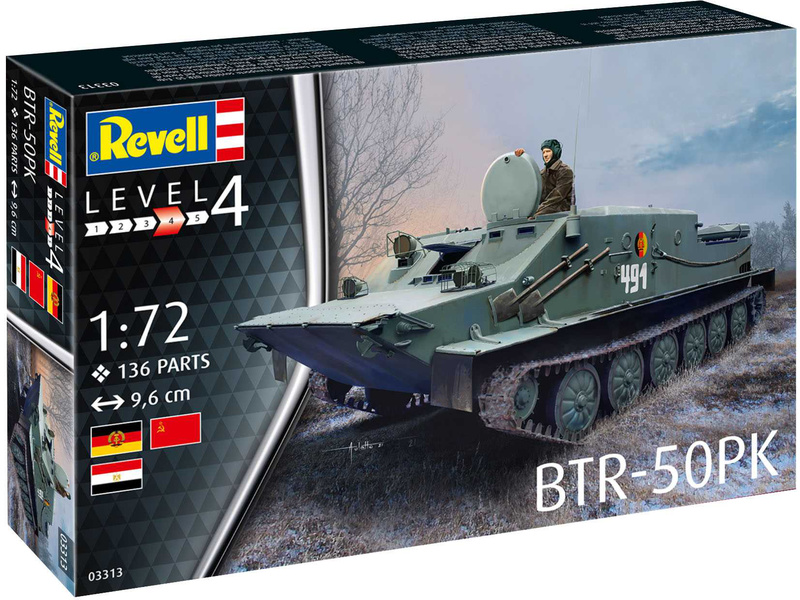 Plastikový model vojenské techniky Revell 03313 BTR-50PK (1:72)