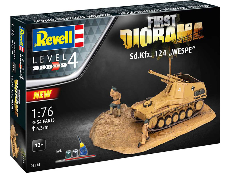 Revell Sd.Kfz. 124 Wespe (1:76) (Gift-Set) | pkmodelar.cz