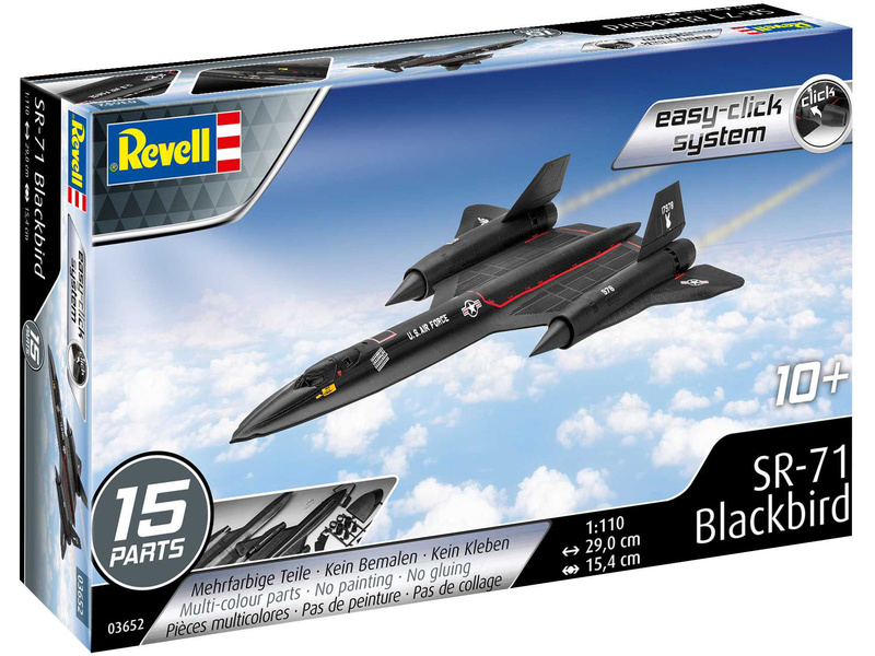 Revell SR-71 Blackbird (1:110) | pkmodelar.cz