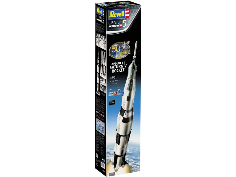 Plastikový model rakety Revell 03704 Apollo 11 - Saturn V (1:96)