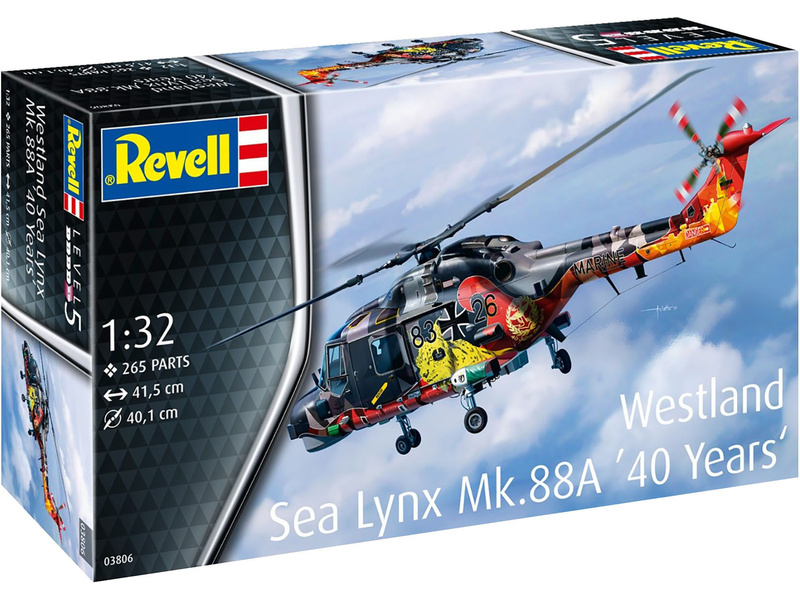 Revell vrtulník 03806 - Westland Lynx - Special painting (1:32)