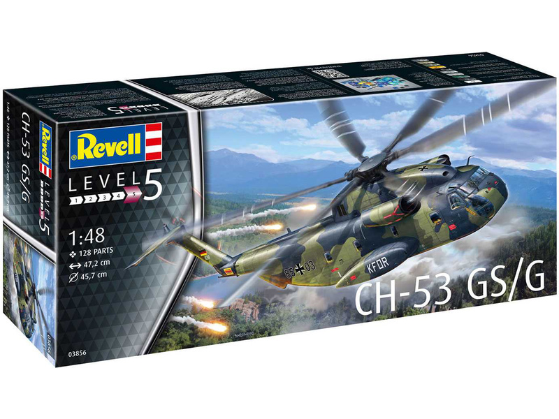 Plastikový model vrtulníku Revell 03856 Sikorsky CH-53 GS/G (1:48)