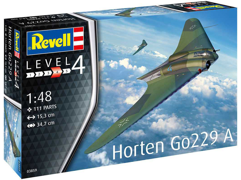 Plastikový model letadla Revell 03859 Horten Go229 A-1 (1:48) | pkmodelar.cz