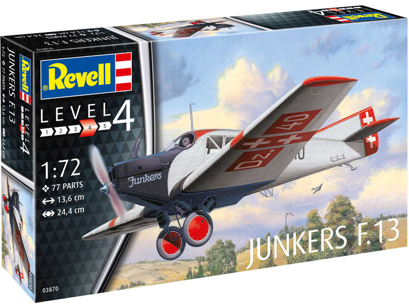 Plastikový model letadla Revell 03870 Junkers F.13 (1:72)