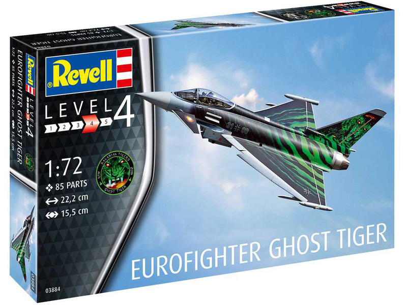 Plastikový model letadla Revell 03884 Eurofighter Ghost Tiger  1:72