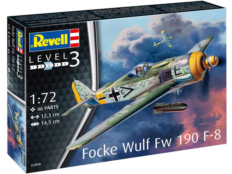 Plastikový model letadla Revell 03898 Focke Wulf Fw190 F-8 (1:72)