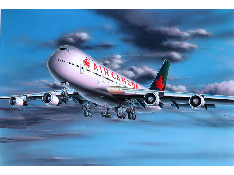 Plastikový model letadla Revell 04210 Boeing 747-200 Air Canada (1:390) | pkmodelar.cz