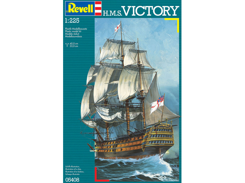 Plastikový model lodě Revell 05408 HMS Victory 1/225