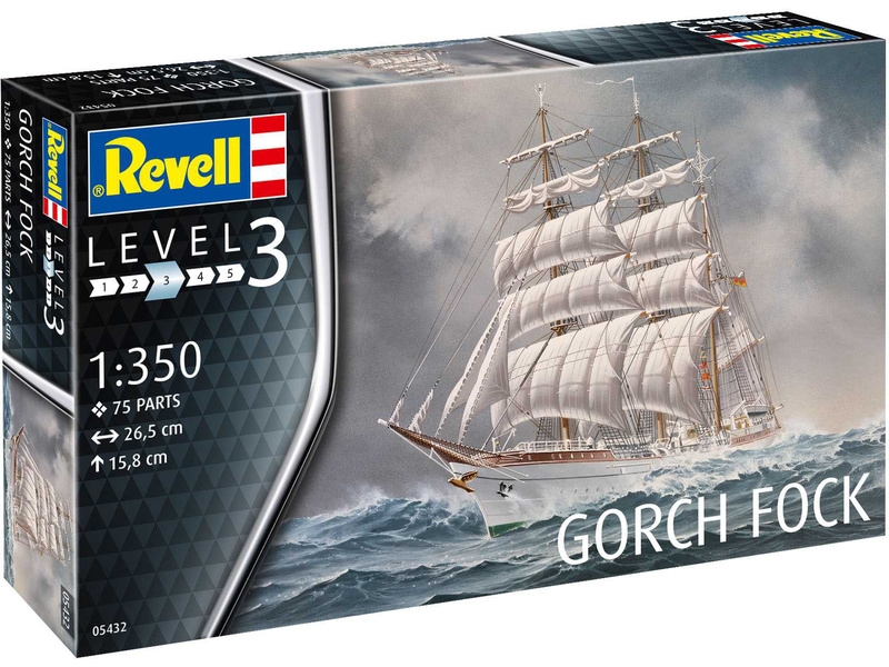 Revell Gorch Fock (1:350) | pkmodelar.cz