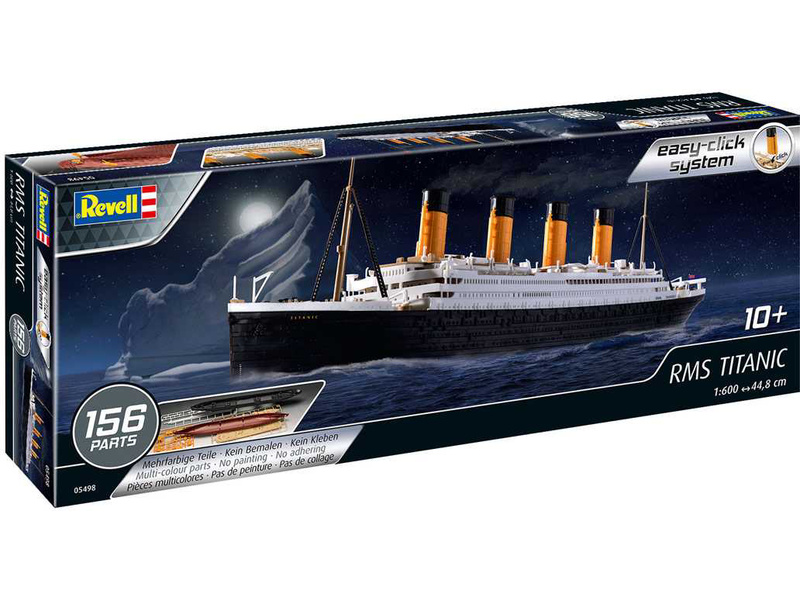 Plastikový model lodě Revell 05498 EasyClick RMS Titanic (1:600)