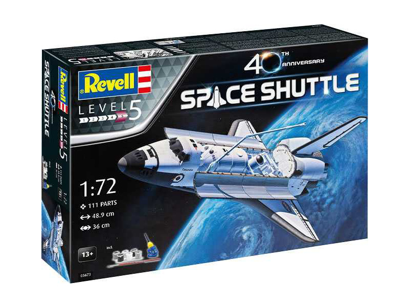 Plastikový model rakety Revell 05673 Space Shuttle NASA 40. výročí (1:72) (giftset) | pkmodelar.cz