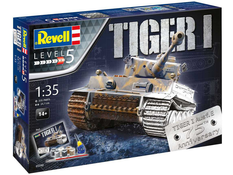 Plastikový model tanku Revell 05790 Tiger I 75. výročí (1:35)