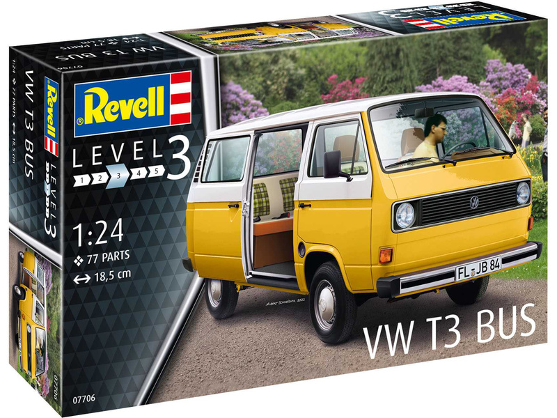 Revell Volkswagen T3 Bus (1:24) | pkmodelar.cz