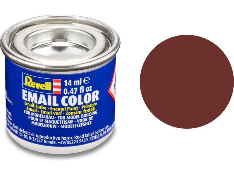 Barva Revell emailová - 32137: matná rudohnědá (reddish brown mat) č.37