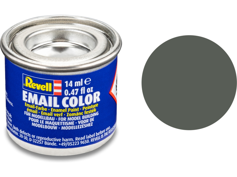 Barva Revell emailová - 32167: matná zelenavě šedá (greenish grey mat) č.67