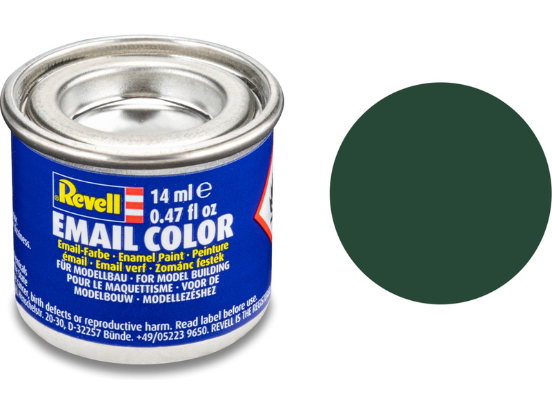 Barva Revell emailová - 32168 Tmavě zelená (Dark Green) 68