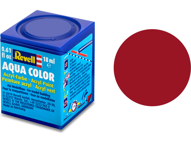 Barva Revell akrylová - 36136: matná karmínová (carmine red mat) č.36