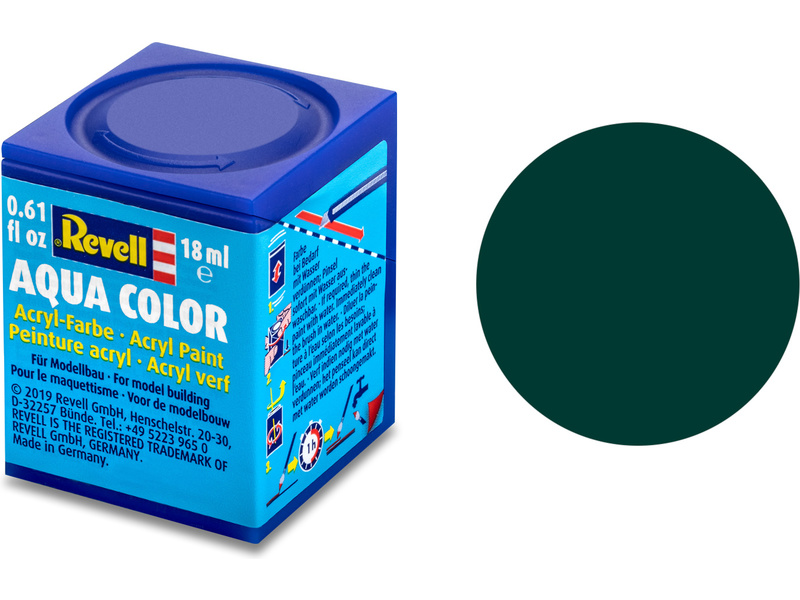 Barva Revell akrylová - 36140: matná černozelená (black-green mat) č.40