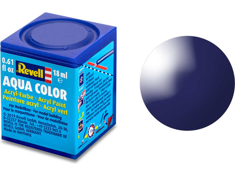 Barva Revell akrylová - 36154: lesklá noční modrá (night blue gloss) č.54