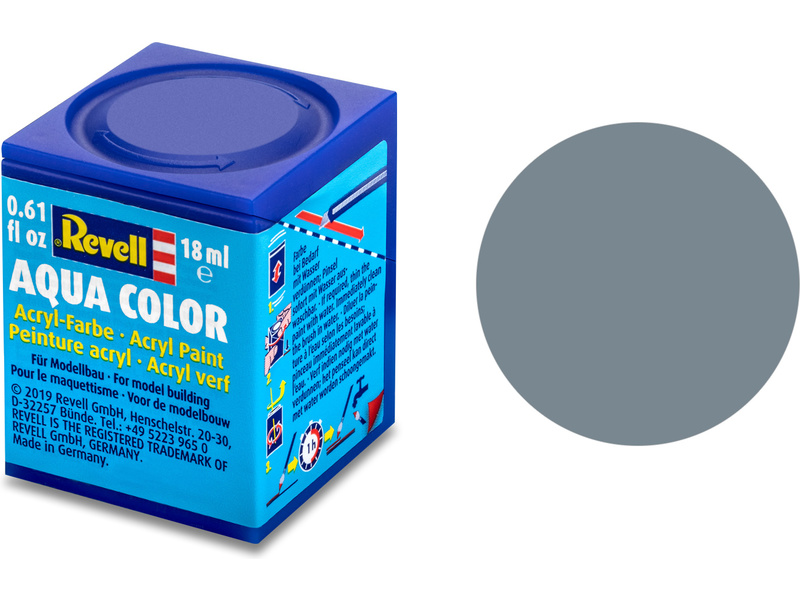  Barva Revell akrylová - 36157: matná šedá (grey mat) č.57