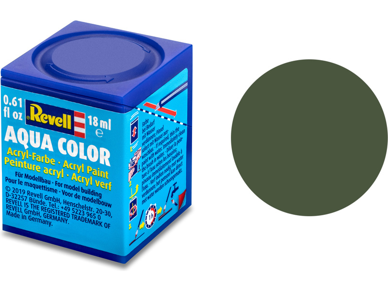 Barva Revell akrylová - 36165: matná bronzově zelená (bronze green mat) č.65