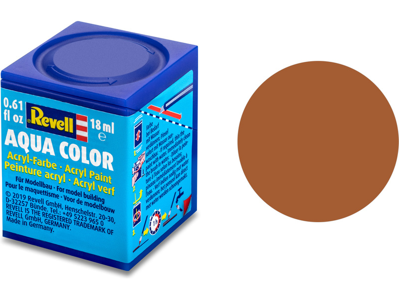 Barva Revell akrylová - 36185: matná hnědá (brown mat) č.85