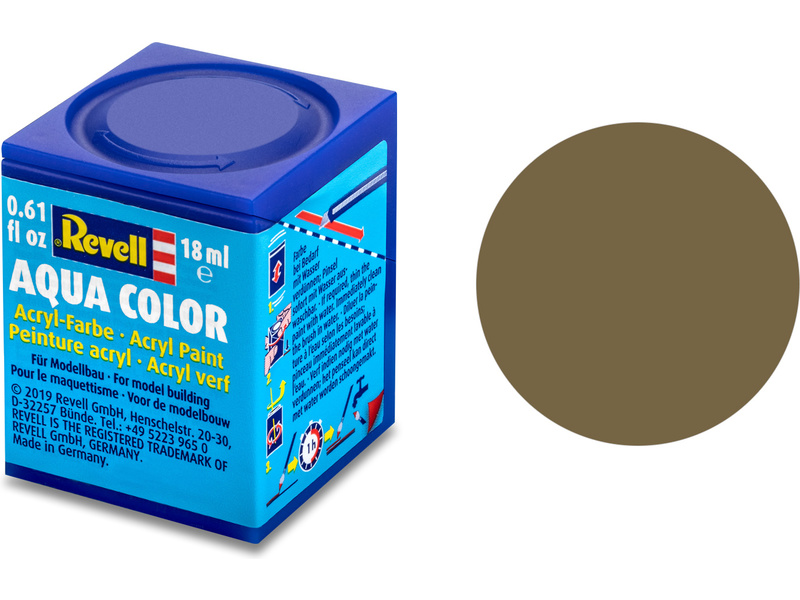 Barva Revell akrylová - 36186: matná olivově hnědá (olive brown mat) č.86