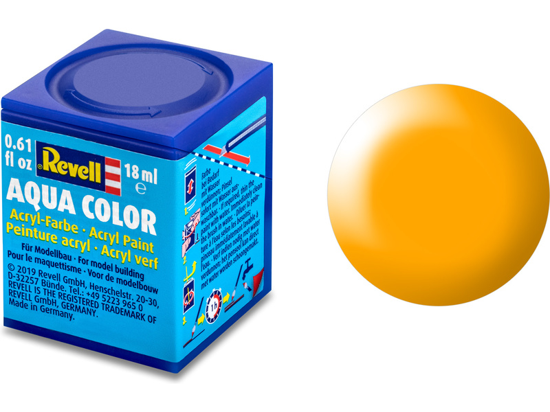 Barva Revell akrylová - 36310: hedvábná žlutá (yellow silk) č.310