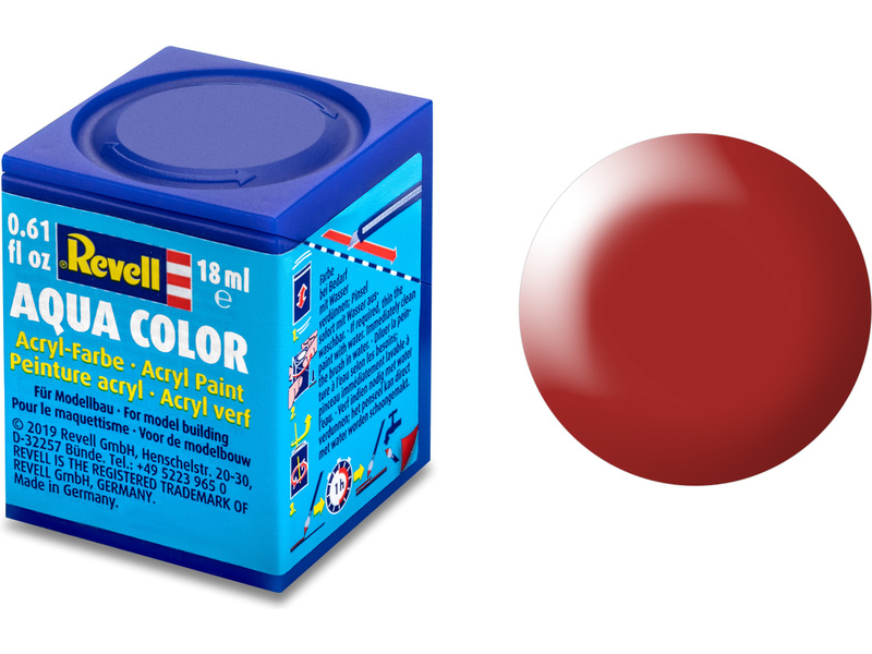 Barva Revell akrylová - 36330: hedvábná ohnivě rudá (fiery red silk) č.330