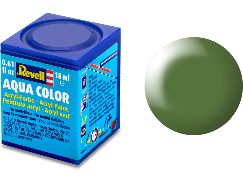 Barva Revell akrylová - 36360: hedvábná zelená (green silk) č.360