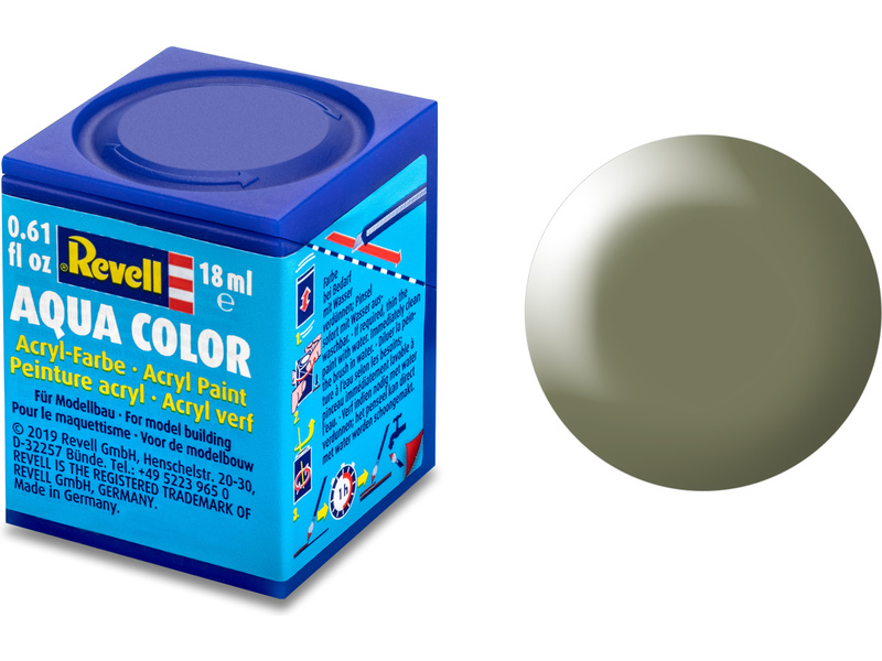 Barva Revell akrylová - 36362: hedvábná šedavě zelená (greyish green silk) č.362
