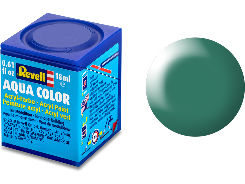 Barva Revell akrylová - 36365: hedvábná zelená patina (patina green silk) č.365