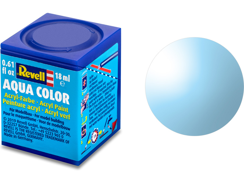 Barva Revell akrylová - 36752: transparentní modrá (blue clear) č.752