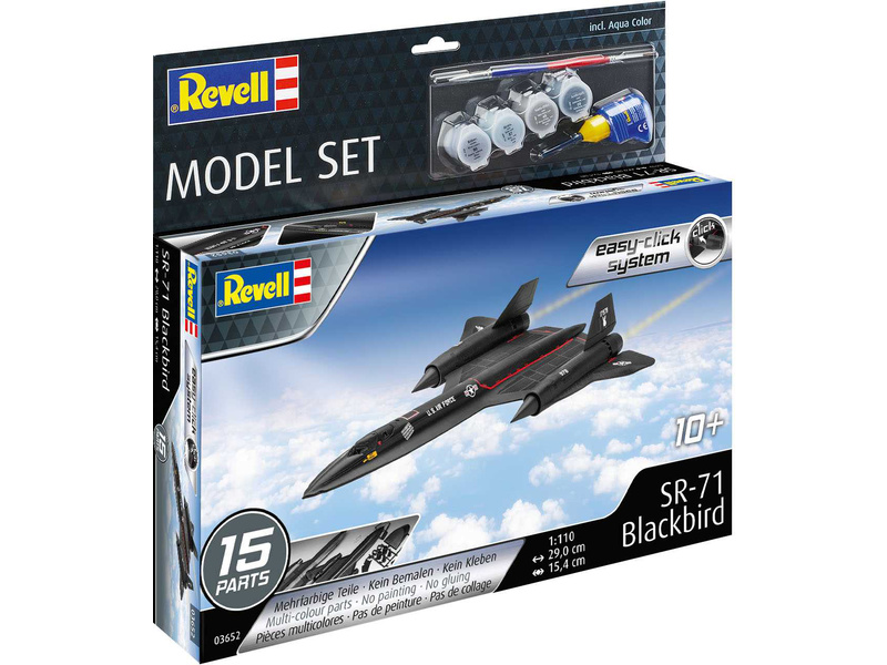 Revell 63652 EasyClick - Lockheed SR-71 Blackbird (1:110) (sada)