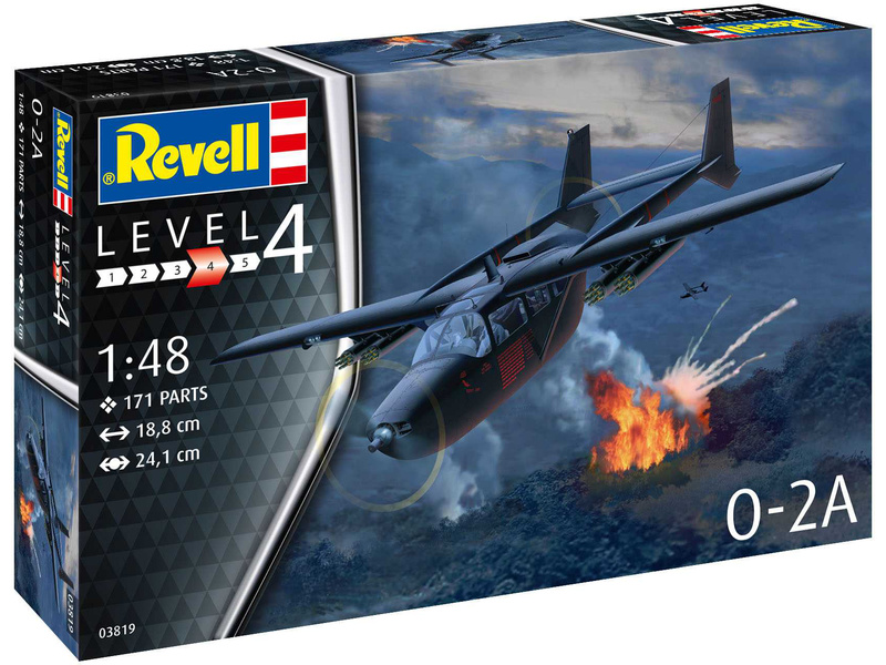 Revell Cessna O-2A Skymaster (1:48) | pkmodelar.cz