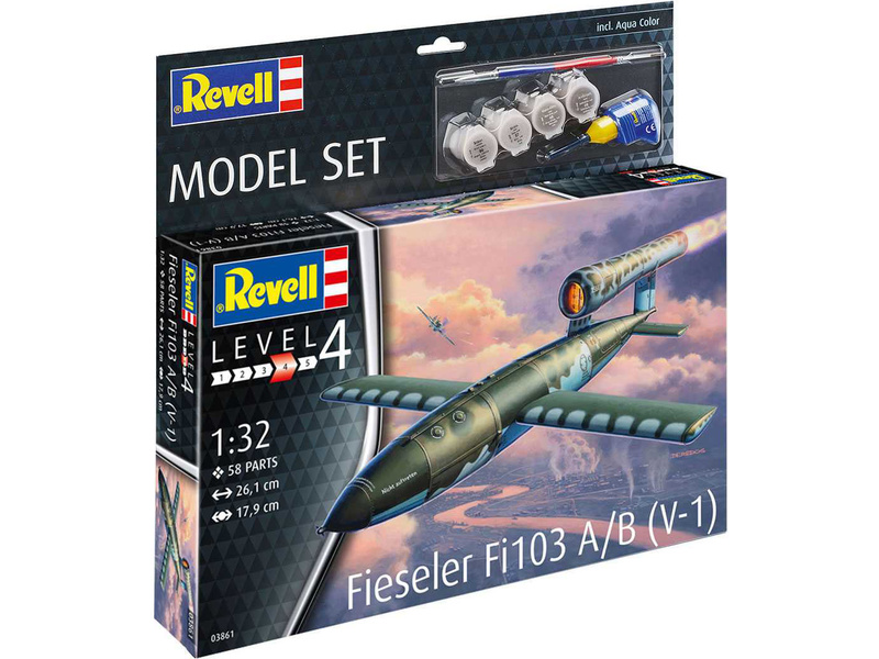 Plastikový model letadla Revell 63861 Fieseler Fi103 V-1 (1:32) (sada)