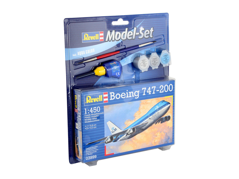 Plastikový model letadla Revell 63999 Boeing 747-200 (1:450) sada