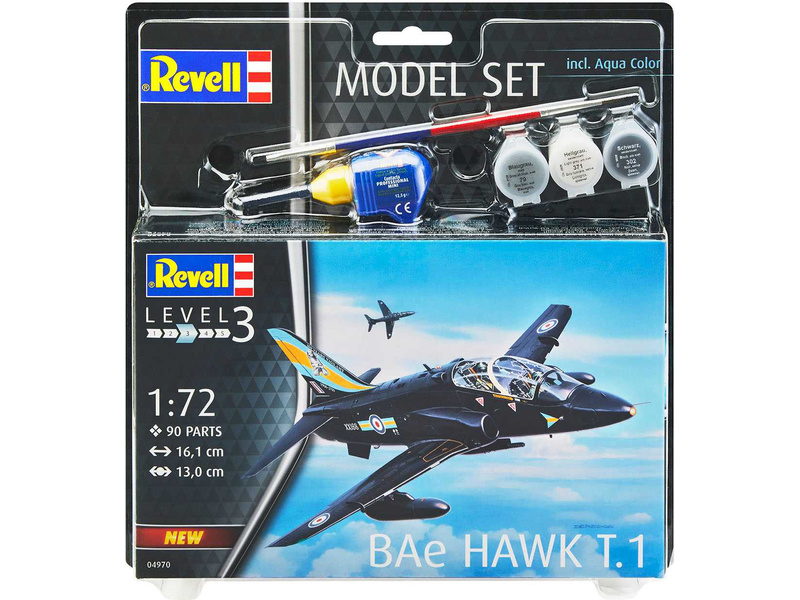 Plastikový model letadla Revell 64970 BAE Hawk T.1 (1:72) (set)