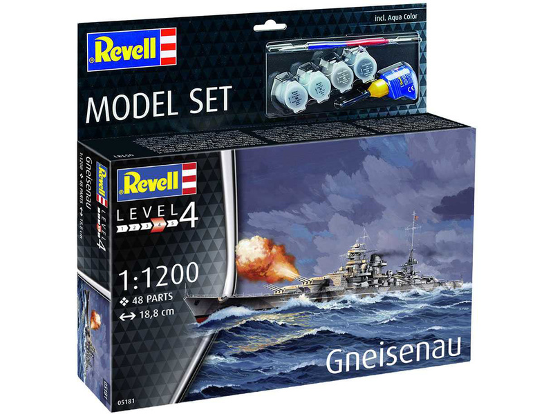 Revell Gneisenau (1:1200) (sada)