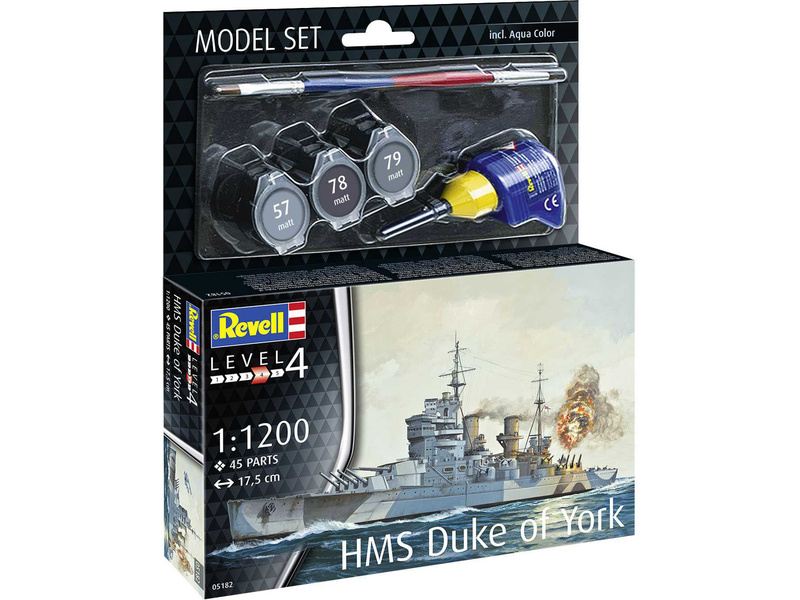 Revell HMS Duke of York (1:1200) (sada) | pkmodelar.cz